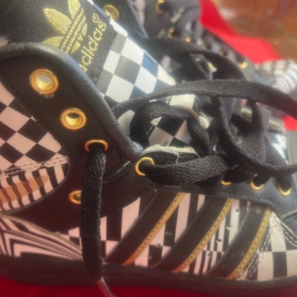 Adidas Jeremy Scott High Top Black and White - Picture 11 of 11